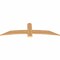 Ekena Millwork Bellingham Timber Gable Bracket, Western Red Cedar, 72"W x 21"H x 1 1/2"D x 5 1/2"F, 7/12 Pitch GBW072X21X0206BEL00SWR - alternate 2